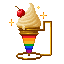 Golden Walnut Prism Cone
